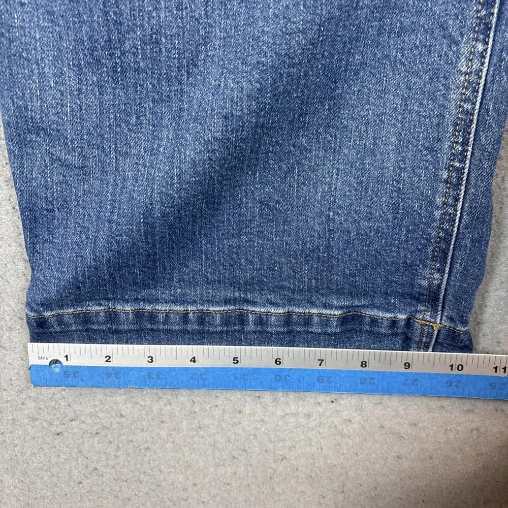 Maurices Wide Leg Jeans Women 10 Blue Women Hi Rise Bohemian